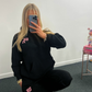 White Kisses 3D Black & Pink Tracksuit