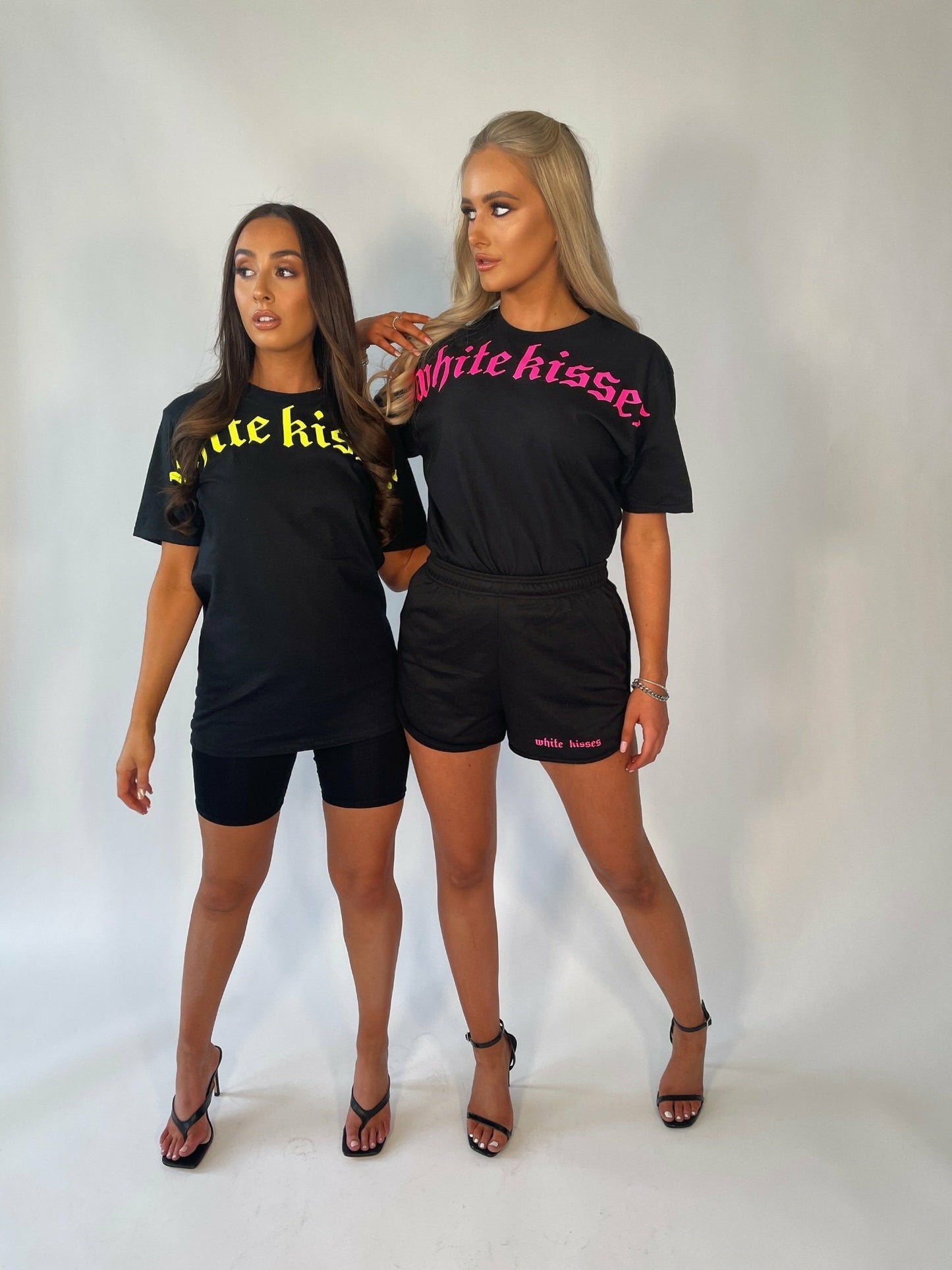 Neon Pink T-Shirt & Shorts Set