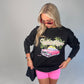 Palm Springs Black Crewneck