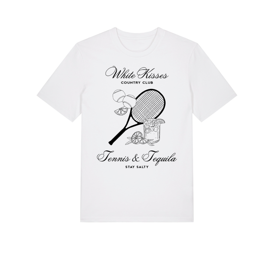 Black Tennis & Tequila T-Shirt