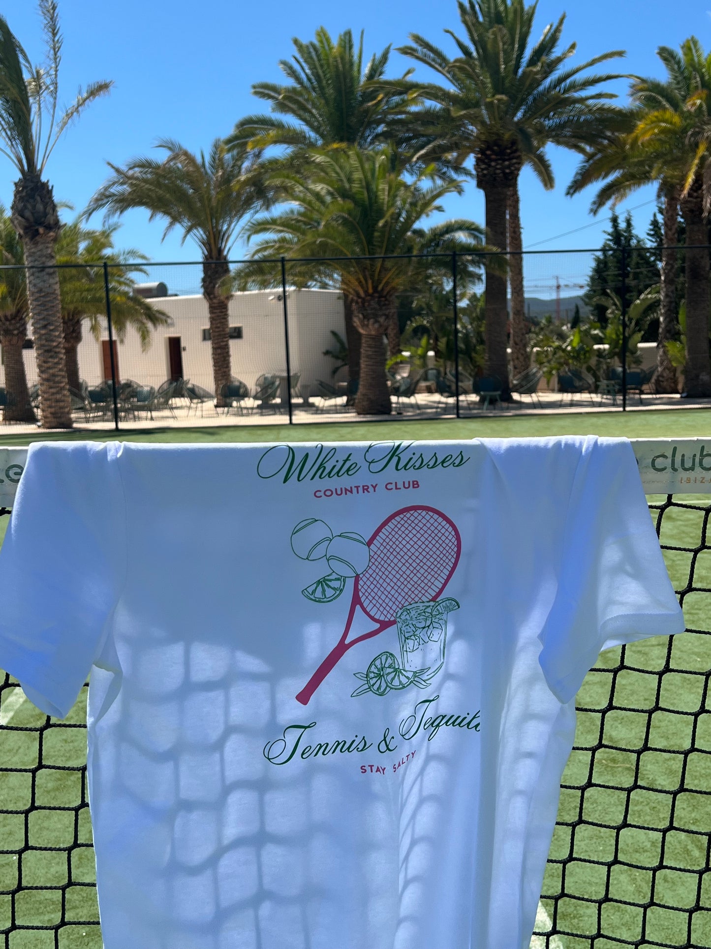 Green & Pink Tennis & Tequila T-Shirt