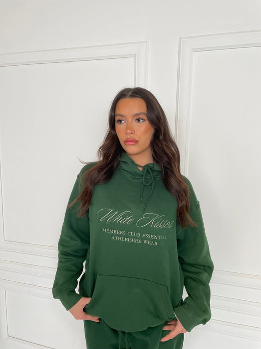 Members Only Bottle Green Hoodie