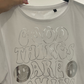 “Good things are coming”  White Kisses Cropped T-Shirt