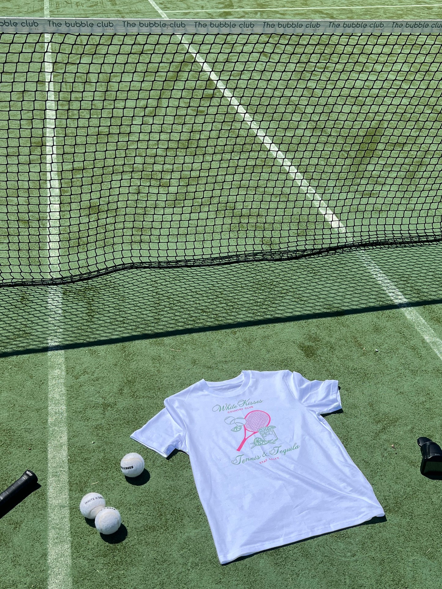 Green & Pink Tennis & Tequila T-Shirt