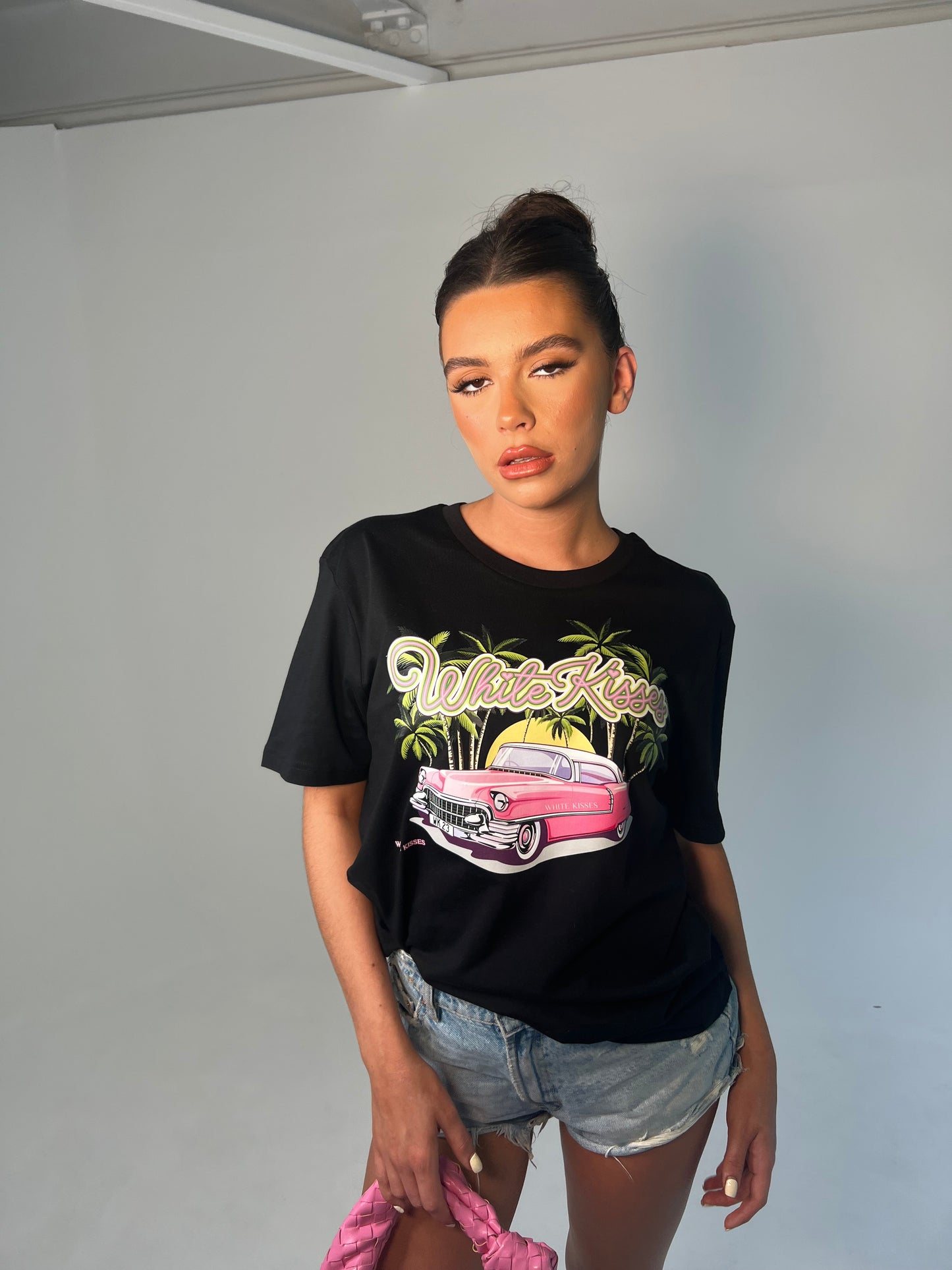 Palm Springs Black T-Shirt